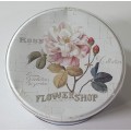 Flower Shop cookie tin as per photos