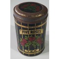 Vintage FIVE ROSES tin as per photos
