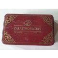 ZALATIMO SWEETS tin as per photos