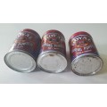 3 ROYAL BAKING POWDER tins as per photos