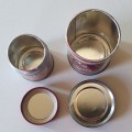 2 ROYAL BAKING POWDER tins as per photos