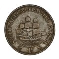 1935 South African Penny                (#TGA12)