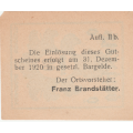 Rare  Austria Firsching Ortsgemeinde 60 Heller (BNI 67061)