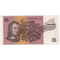 1985 Australia 5 Dollars Johnston/Fraser