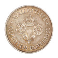 1936 Mauritius 1/4 Rupee
