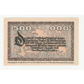 1923 German Stadt Dusseldorf 500 000 Mark