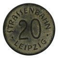 German Leipzig Transit Token (Tram) 20 Pfennig