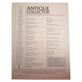 The Antique Collector Volume 57 Number 4 April 1986 Softcover
