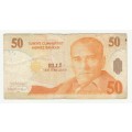 2005 Republic of Turkey 50 New Lira Pick# 220