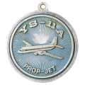 1970`s YS-11A Prop-Jet Nihon Aeroplane Mfg. Co. Medallion/Key chain