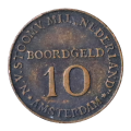 1947-57 Netherlands - Amsterdam 10 Boordgeld