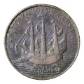 1925 South African Bronze medallion, Visit by Edward, Prince of Wales, to Cape Town South Africa