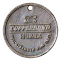 Early Ricardo Dominion Rum Co Copperband Rhumba Advertising token