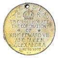 Rarer variety, 1902 United Kingdom Coronation of King Edward VII and Queen Alexandra, Gilding metal