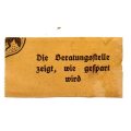 1916 German Municipality of Stuttgart 250g of Sugar Ration Coupon