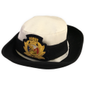Circa 1960`s Vintage P&O Merchant Navy Cap (56cm) & Badge