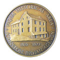 1973 Ohio United States, Piqua Johnston Indian Agency Historical Area medallion