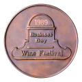 1989 Best Pinot Noir Business Day - Wine Festival medallion