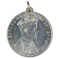 1937 Great Britain King Edward VIII Coronation / Shields of the Dominions, Aluminum Medallion