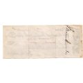 1909 The Standard Bank of South Africa Limited 19 Pound Check, Ladismith (Cape Colony)