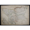 1859 Turkey In Europe Map by J. W. Lowry