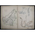 1859 The Islands Of Borneo and Celebes, And the Molucca Islands Map by Edward Weller