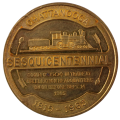 1965 Chattanooga Sesquicentennial 150th Year Anniversary  50 cent Brass Token