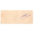 1972 The Standard Bank of South Africa Cheque, Strand Cape, 23 Pounds, 20  Pounds with Chairman, sec