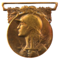 1914-18 France Bronze Grande Guerre Medal, altered reverse `S.T. Algiers Football League Winners 194