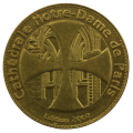 2007 France Cathédrale Notre-Dame de Paris Souvenir medal
