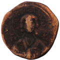 330-1452 Byzantine, Romanus III Argyrus, Christ, 1st Follis