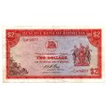1975 Rhodesia $2, Salisbury, Pick#31j
