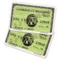 Vintage Specimen American Express Card Placeholder inserts