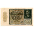 1922 German Berlin Reichsbanknote 10 000 Mark Pick#72, Low Serial # `000742`