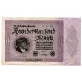 1923 German Berlin Reichsbanknote 100 000 Mark Pick#83a
