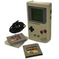 1989 Nintendo Game Boy Dot Matrix with Stereo Sound (Model DMG-01), Working, includes DR Mario & Sol