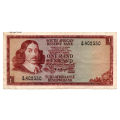 1972 South Africa TW De Jongh Type 8 First Issue R1 Replacement Note `Z`