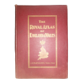 1892 The Royal Atlas Of England And Wales by J. G. Bartholomew Hardcover w/o Dustjacket
