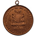 1974 Zambia 10th anniversary Independence medallion