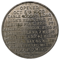 1929 Table Mountain Aerial Cableway Souvenir Aluminium Medallion, Laidlaw#0064