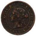 1882 Canada 1 Cent KM#7