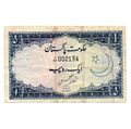 1953-63 Pakistan 1 Rupee Pick#9, Low Serial `002134`