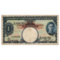 1941 Malaya 1 Dollar Pick#11