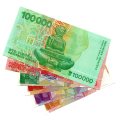 1991-93 UNC Croatia note lot 1 - 100 000 Dinara