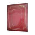 200 Pocket- Book Type Slip-In Dark Red Photo Album
