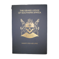1978 The Grand Lodge Of Southern Africa- Consitution And Laws Hardcover w/o Dustjacket