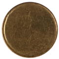 Error 1990-Date South Africa 3rd Decimal Series 10 Cent Blank Planchette, 16mm 2g