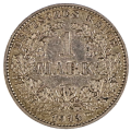 1913-G German Silver 1 Mark, 274k Mintage