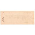 1911 African Banking Corporation Limited Cheque Oudtshoorn, 65 Pounds