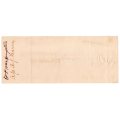 1911 African Banking Corporation Limited Cheque Oudtshoorn, 50 Pounds